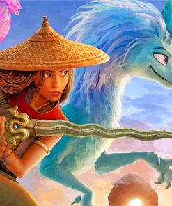 Raya and the Last Dragon Magic Paint By Numbers