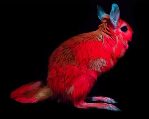 red-South-African-springhare-paint-by-number