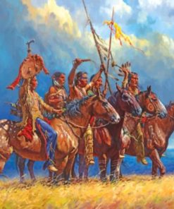 Native Indian Horse Paint By Numbers