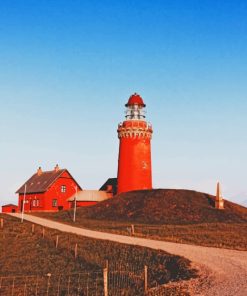 Bovbjerg American Lighthouse Paint By Numbers