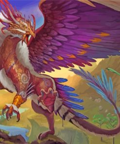 Fantasy Griffin Paint By Numbers