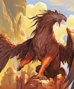 Fantasy Griffin Art Paint By Numbers