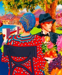 Retro Vintage Couples Paint By Numbers