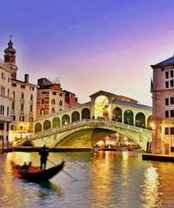 Rialto Bridge Italy Paint By Numbers