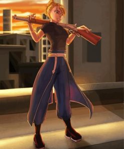 Riza Hawkeye Anime Paint By Numbers