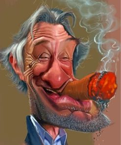 Robert De Niro Caricature Kit Paint By Numbers