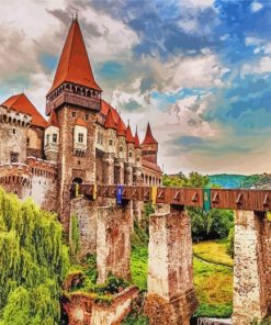 Romania Corvin Castle Paint By Numbers