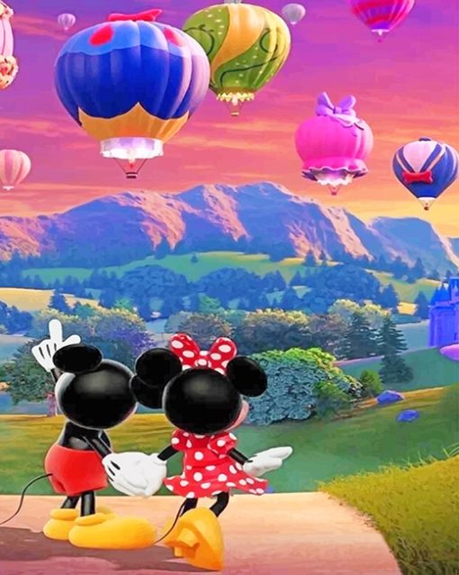 romantic-mickey-and-minnie-paint-by-number