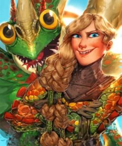 Ruffnut Dreamworks Dragon Paint By Numbers