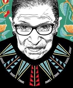 Ruth Bader Ginsburg Tribute Paint By Numbers