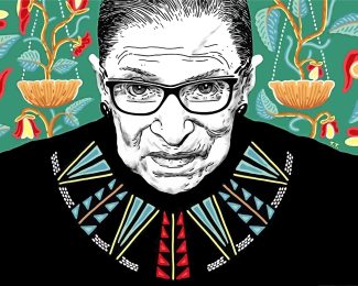 Ruth Bader Ginsburg Tribute Paint By Numbers