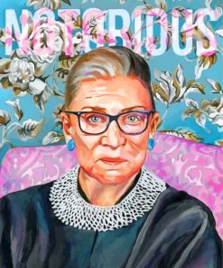 Ruth Bader Ginsburg Iconic Paint By Numbers