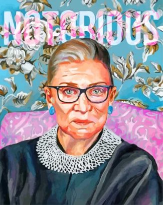 Ruth Bader Ginsburg Iconic Paint By Numbers