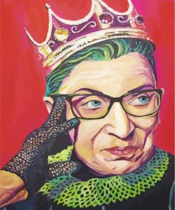 Inspired by Ruth Bader Paint By Numbers