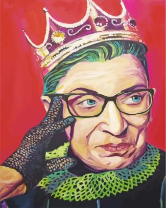 Inspired by Ruth Bader Paint By Numbers