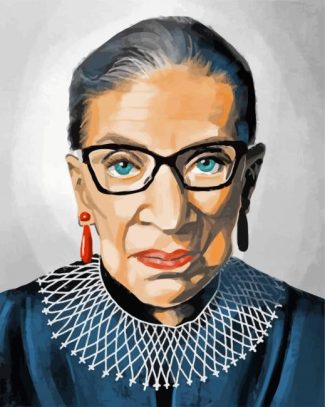 Ruth Bader Ginsburg Tribute Paint By Numbers