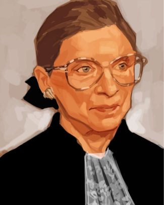 Ruth Bader Ginsburg Iconic Paint By Numbers