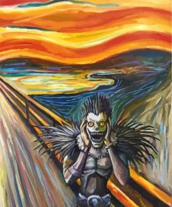 Ryuk Shinigami Scream Paint By Numbers