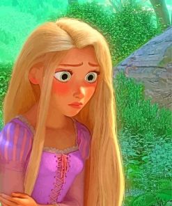 Tangled Rapunzel Sad Moments Paint By Numbers