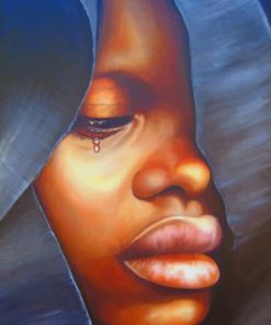 African Girl Portrait Paint By Numbers
