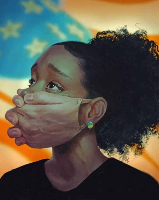 sad-black-girl-paint-by-number