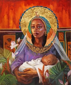 Black Woman Expression Paint By Numbers