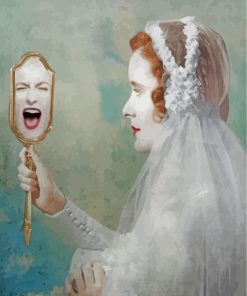 Woman in Reflection Paint By Numbers