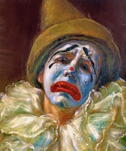 Sad Clowns Tears Paint By Numbers