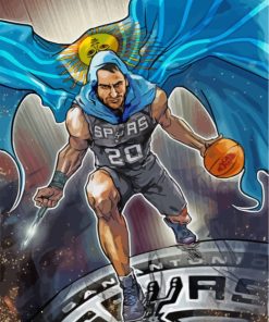 Slam Dunk Spurs Paint By Numbers