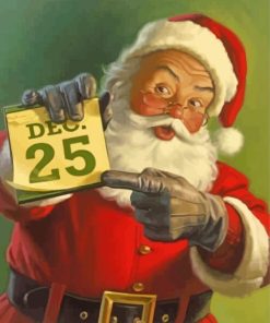 Santa Calendar Paint By Numbers