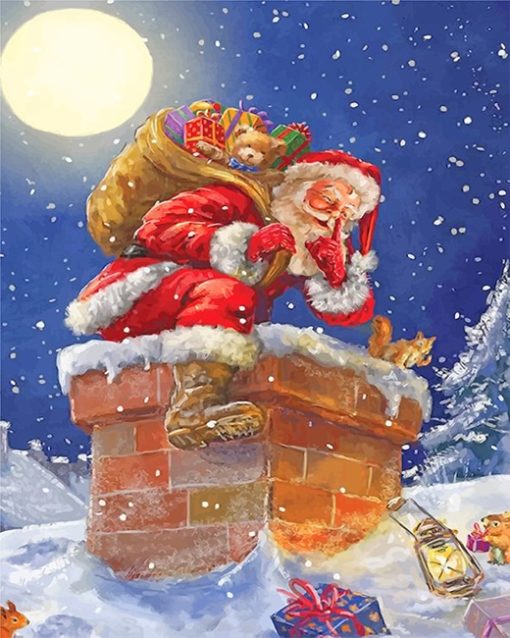 santa-christmas-gifts-adult-paint-by-numbers