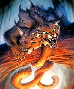 Fantasy Monster Paint By Numbers