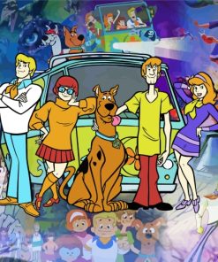 Scooby Doo Cartoon Adventure Paint By Numbers