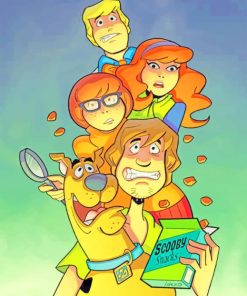 Scooby Doo Adventure Paint By Numbers