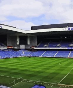 Glasgow Ibrox Stadium Paint By Numbers