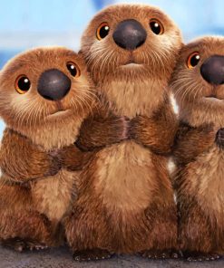 Sea Otter Animals Paint By Numbers