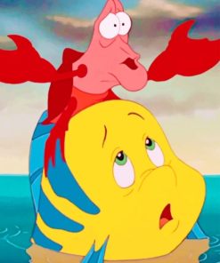Little Mermaid Sebastian Paint By Numbers