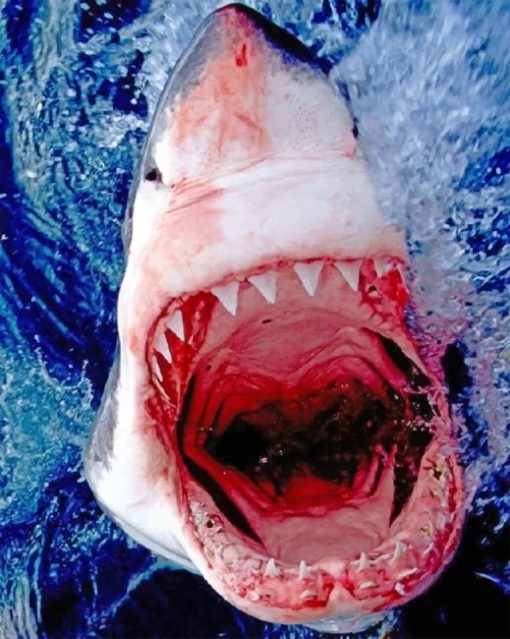 shark-attacking-paint-by-number