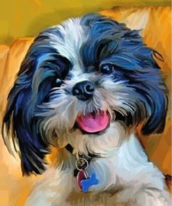 Shih Tzu Pet Dog Paint By Numbers