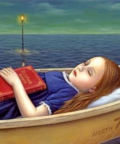 Shiori Matsumoto Girl On Boat Paint By Numbers