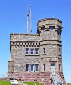 Signal Hill Cabot Tower in Saint John Paint By Numbers