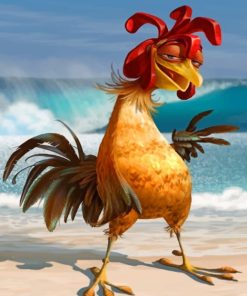 Silly Chicken Seaside Paint By Numbers