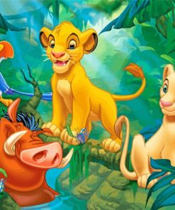 The Lion King Friends Paint By Numbers