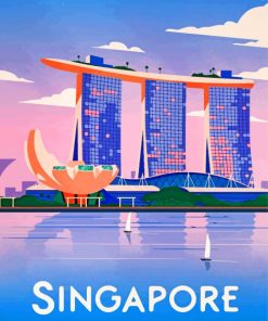 Singapore Cityscape Paint By Numbers