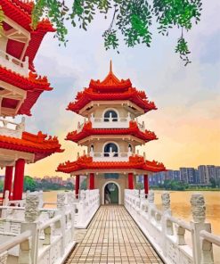 Singapore Landmarks Paint By Numbers