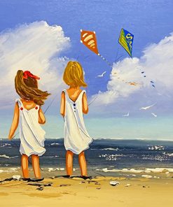 Beach Sisters Time Paint By Numbers