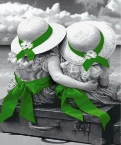 Monochrome Sisters Paint By Numbers