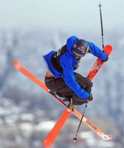 Snowy Ski Adventure Paint By Numbers