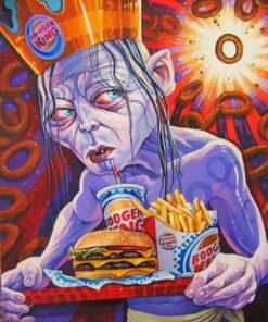 Smeagol Gollum Movie Paint By Numbers