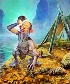 Lord of the Rings Gollum Paint By Numbers